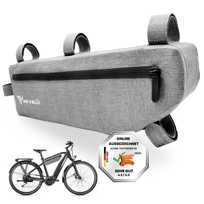 MIVELO Fahrradtasche Rahmen Rahmentasche Fahrrad 100% recyclebar und wasserdicht