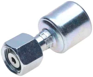 6G-10FDLORX MegaCrimp Coupling Female DIN 24 Cone Swivel - Light Series - Picture 1 of 4