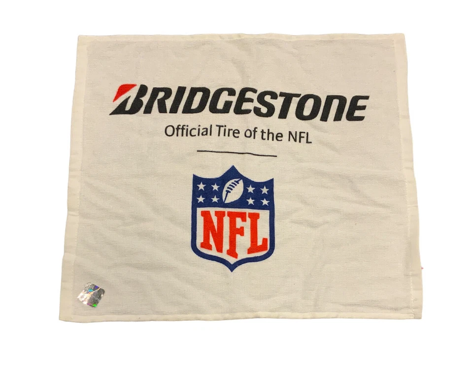 NFL Bridgestone Neumático Oficial de la NFL Win Craft Toalla de Sudor Nueva 18” x 15” Foto 1 de 1