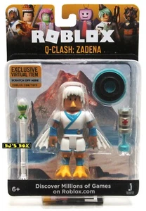 ROBLOX Q-CLASH: ZADENA Mini Action Figure with Exclusive Virtual Code Sealed New - Bild 1 von 4