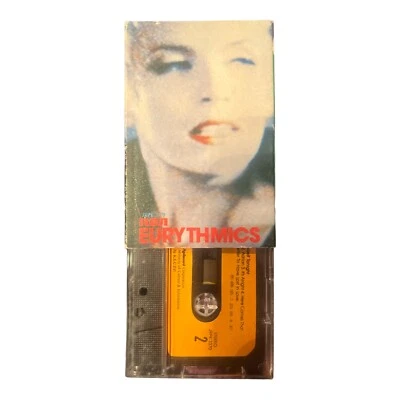 EURYTHMICS BE YOURSELF TONIGHT Cassette Tape 1985 Electronic W/slipcover Rare - Image 1 of 2