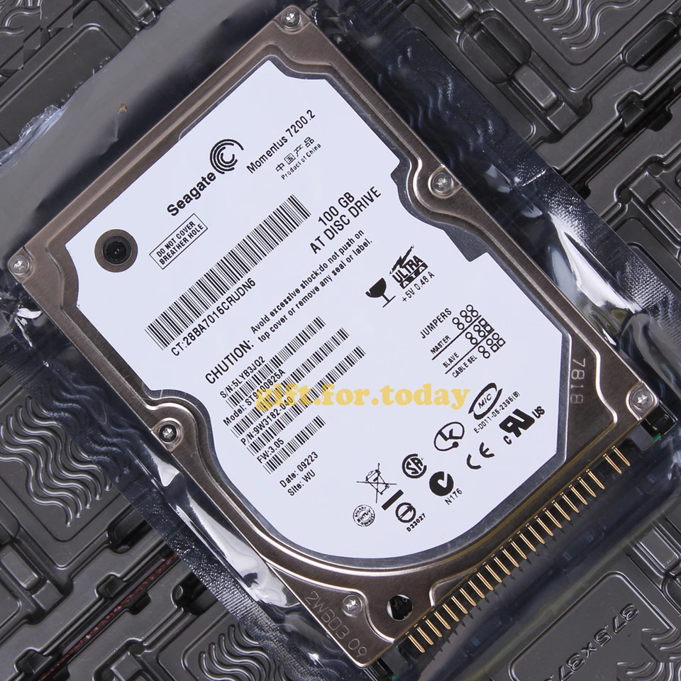 For Seagate (ST9100825A) 100 GB 4200 RPM IDE PATA 2.5" Internal Hard Drive HDD - Image 1 of 1