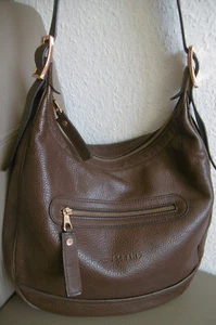Exclusiv von Longchamp stabiles Leder Hobo dunkelbraun Logofutter Top Zustand - Bild 1 von 22