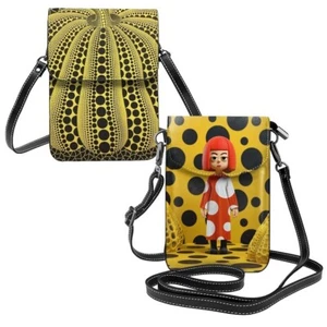 Yayoi Kusama Smartphone Shoulder Pouch 2 Types Purse Diagonal Bag JAPAN NEW - Picture 1 of 25