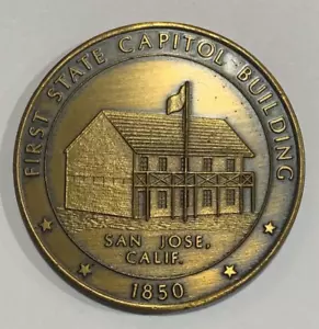 1970 United States San Jose California Coin Show Medal - First Capital Building - Picture 1 of 2