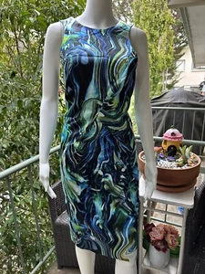 VERONIKA MAINE Colourful Beautiful Fitted Formal Party Dress Size 12 - Picture 1 of 7