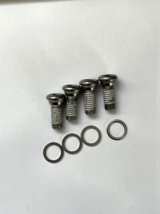 Shimano XTR/XT V-Brake Stainless Steel Mounting Bolt/Washer Set (Front and Rear) - Picture 1 of 2