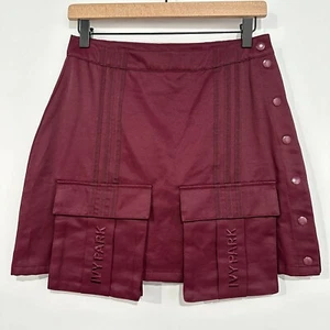 Adidas x Ivy Park Cargo weinrot Rock Größe Small Beyoncé sportlich Streetwear - Bild 1 von 11