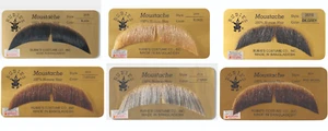 Rubies Character Human Hair Moustache Costume -Professional Character Moustache - Picture 1 of 8