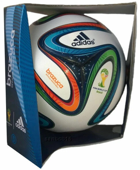adidas Brazuca 2014 World Cup Brazil FIFA Official Match Ball Soccer Size 5