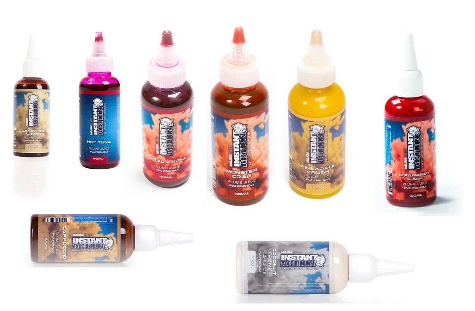Nash Instant Action Plume Juice 100ml Aroma Lockstoff Dip Booster Boiliedip - Bild 1 von 1