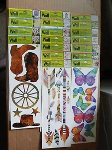 Lot Of 18 Removable Jumbo Wall Stickers by Main Street Wall Creations NEW - Picture 1 of 4