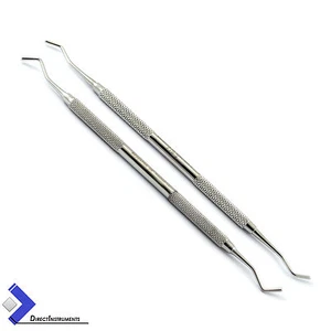Set 2 Strumenti di Riempimento Plastica Composita Amalgama Liscia Dentale Ristrutturante - Foto 1 di 3