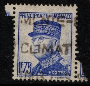 Monaco 1938 1fr 75c Prince Louis II SG170 Used - Picture 1 of 1
