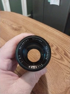 Vintage Vivitar Tele f=135mm 1:3.5 Auto Telephoto Camera Lens Screw Mount Nice! - Picture 1 of 16