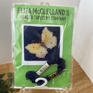 Eliza McClelland Beaded Tapestry Company Kit Brimstone Butterfly Beaded Kit - Picture 1 of 5