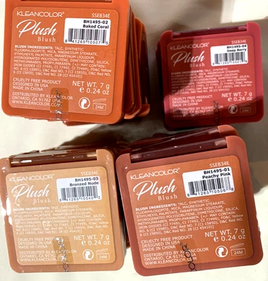 KleanColor Plush Blush (Lot of 26)  with 4 Shades Included Ship #17 - Image 1 of 3