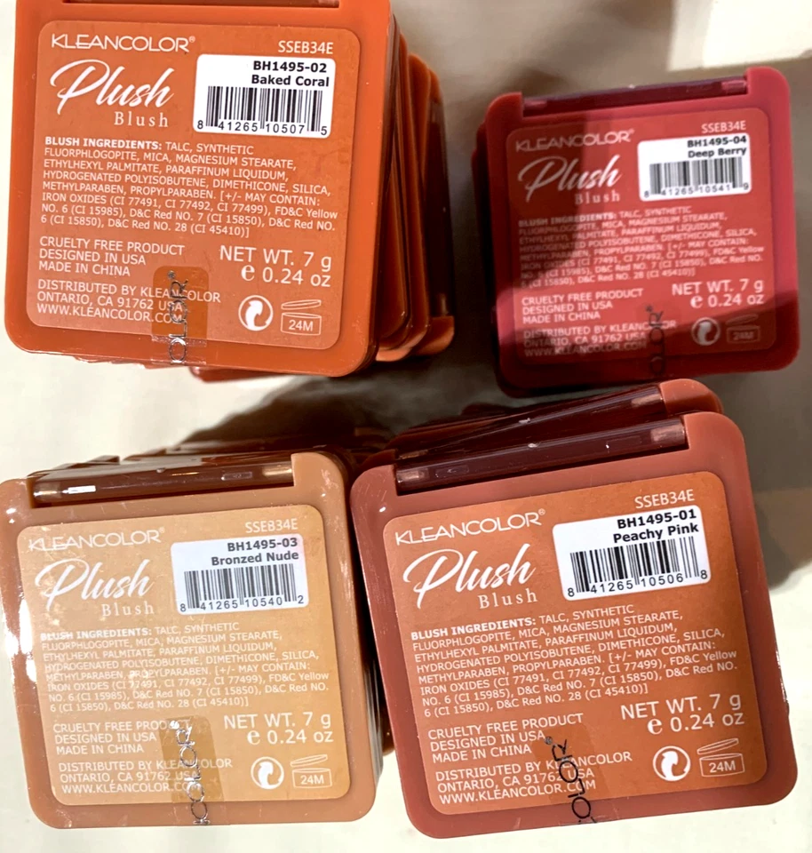 KleanColor Plush Blush (Lot of 26)  with 4 Shades Included Ship #17 - Image 1 of 3