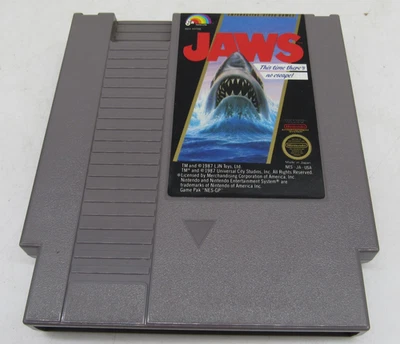 Jaws NES Cartridge ( 3 Screw ) Nintendo, Cleaned And TESTED | FAST SHIPPING - Image 1 of 3