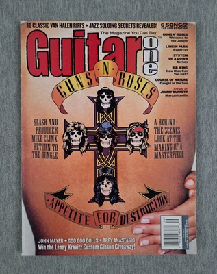 Guitar One Magazine June 2002 Guns N' Roses Van Halen Goo Goo Dolls - Image 1 of 4