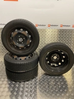 Stahlfelgen Komplettsatz mit Bereifung 5Jx14 ET 46 - 165 60 R14  75H - Bild 1 von 4