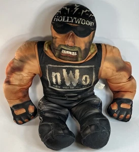 Peluche vintage Hulk Hogan Hollywood Hogan Bashin Brawlers nuovo senza scatola 22” WCW 1998 funzionante - Foto 1 di 7