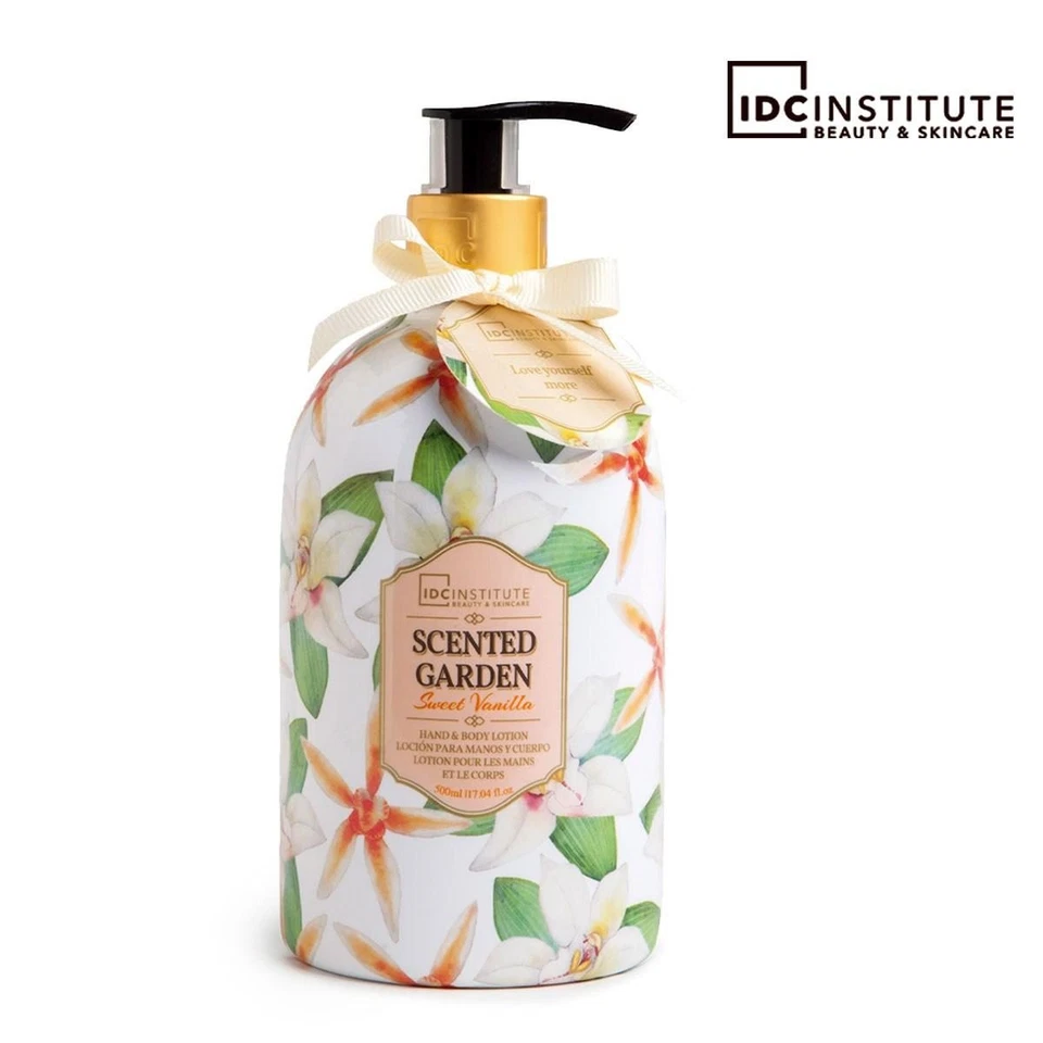 IDC INSTITUTE IDC Scented Garden Hand&Body Lotion 500ml Vanilla Crema Corpo Nutriente regalo