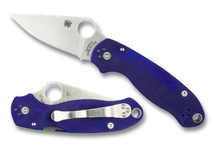 Coltelli Spyderco Para 3 Liner Lock blu scuro G-10 CPM-S110V C223GPDBL - Foto 1 di 4