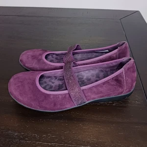 Vionic Fern Mary Janes flache Slipper mit Strassband lila Schuhe Größe 9,5 - Bild 1 von 7