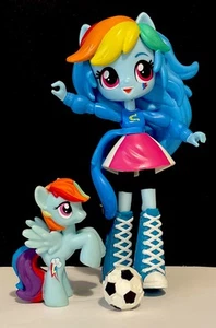 My Little Pony Equestria Girls Rainbow Dash Figures School Pep Rally Set Of 5 - Picture 1 of 16