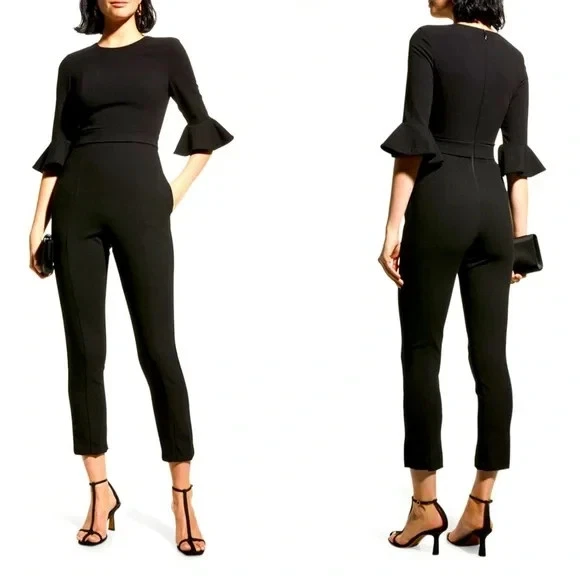 Mono negro halo negro Brooklyn manga 3/4 campanas talla 6 $460 Foto 1 de 2