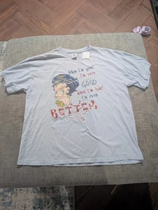 Freeze Betty Boop 2004 Good Bad Better Blue T-Shirt Size XL - Picture 1 of 8