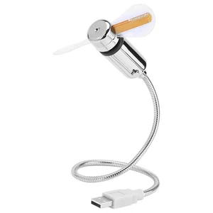 Flexible LED Programmable Message Display Mini RGB USB Fan For PC Notebook La FG - Picture 1 of 7