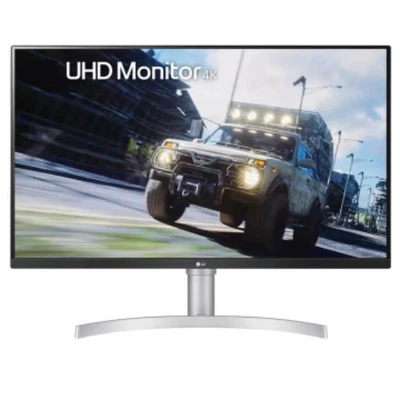 LG 32" VA 4K UHD 60Hz 4ms Monitor 3840x2160 16:9 1:3000 HDMI Silver 32UN550-W - Image 1 of 3
