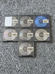 7 MINI DISCS IN CASES JOBLOT - Photo 1/1