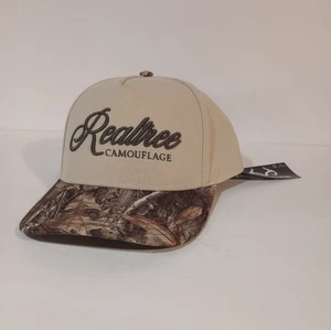 Realtree Camouflage Snapback hat Woodland Camo New  - Afbeelding 1 van 5