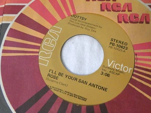 DOTTSY I'll Be Your San Antone Rose RCA VICTOR ,VG+ 45rpm 7" 1975, company sleev - Picture 1 of 2