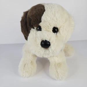 Douglas Donnie Puppy Dog Plush Soft Stuffed Animal Cuddle Toy Lovey White Brown - Picture 1 of 11