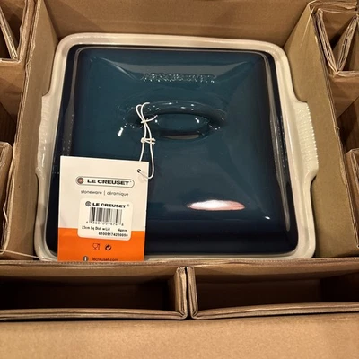 Cazuela cuadrada con tapa Le Creuset Heritage 9” 23 cm/1,9 L-Agave 🤩-NUEVA EN CAJA Foto 1 de 4