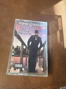 Too Short Get In Where You Fit In Cassette Tape Bay Rap Oakland G Funk Rare OG - Picture 1 of 6