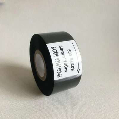 10PCS Ribbon Parts For DY-8 HP-241B Coding Machine Date Printing 30mm*100m - Photo 1/4