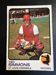 1973 O-Pee-Chee - Ted Simmons #85 (crease) HOF, ST. LOUIS CARDINALS - Picture 1 of 2