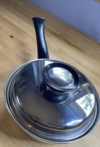 Homemakers Guild 5-Ply Multi Core Stainless Steel 1 Qt 7.5" Wide Saucepan w/ Lid - Picture 1 of 8