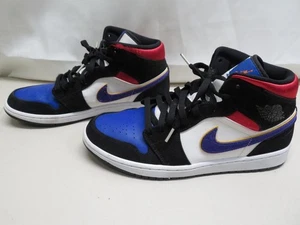 Air Jordan 1 Mid Bred Multi-Color 2019 Sneaker 554724-125 Size 10.5 - Picture 1 of 17