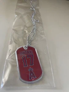 Shohei Ohtani🔥 #17 Los Angeles Angels🔥 Jewerly Chain Dogtag MLB🔥🔥 - Picture 1 of 2
