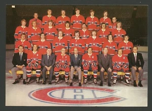 Montreal Canadiens 1973-74 Team Issued Card Stock Hockey Photo Guy Lafleur - Imagen 1 de 2