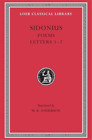 Sidonius Poems. Letters (Gebundene Ausgabe) Loeb Classical Library
