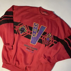 VTG 90's Voit Varsity Men's World Challenge America Sweatshirt Size XL NYC Bball - Picture 1 of 10