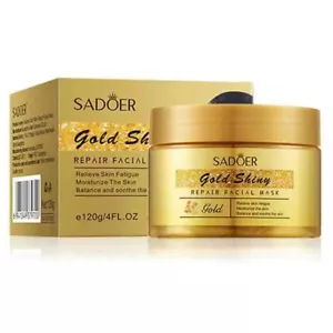 Sleeping Mask Gold Facial Moisturizing Brightening Hydrating Face Mask - Picture 1 of 10