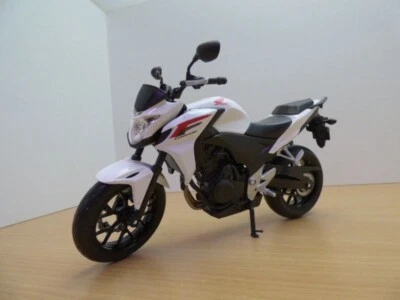 MOTO HONDA CB500F blanc 1/10 - Photo 1/4